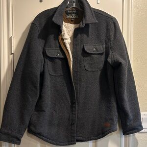 JACHS Men's Charcoal Shirt Jacket